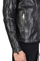 TR3B STORMZY23 BLACK Vegetable-tanned Crumpled Leather Regular Jacket