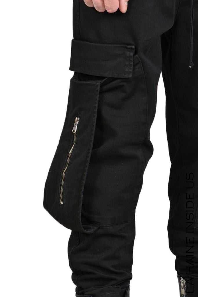 TR3C HOOKER23 black pants man