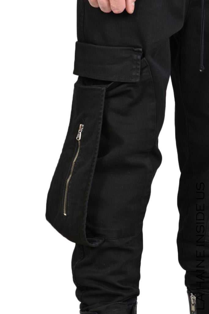 TR3C HOOKER23 black pants man 229 Pants trousers men LA HAINE INSIDE US TEPHRA