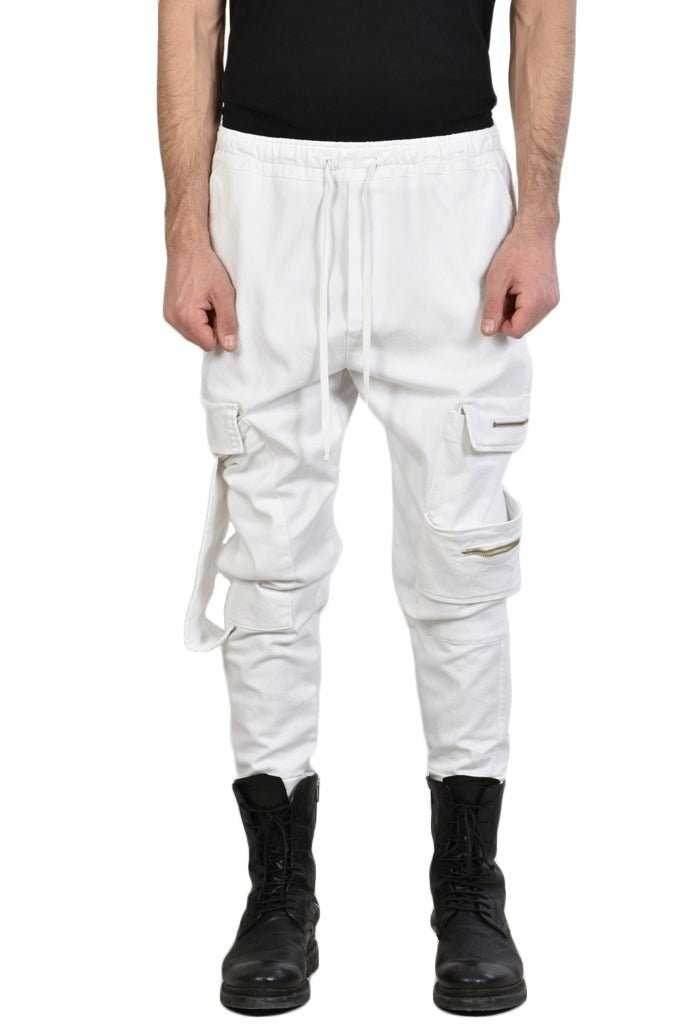 TR3C HOOKER23 white pants man