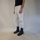 TR3C HOOKER23 white pants man