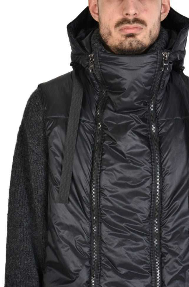 TR3P TODIE2325 BLACK Regular Sleeveless Down Jacket