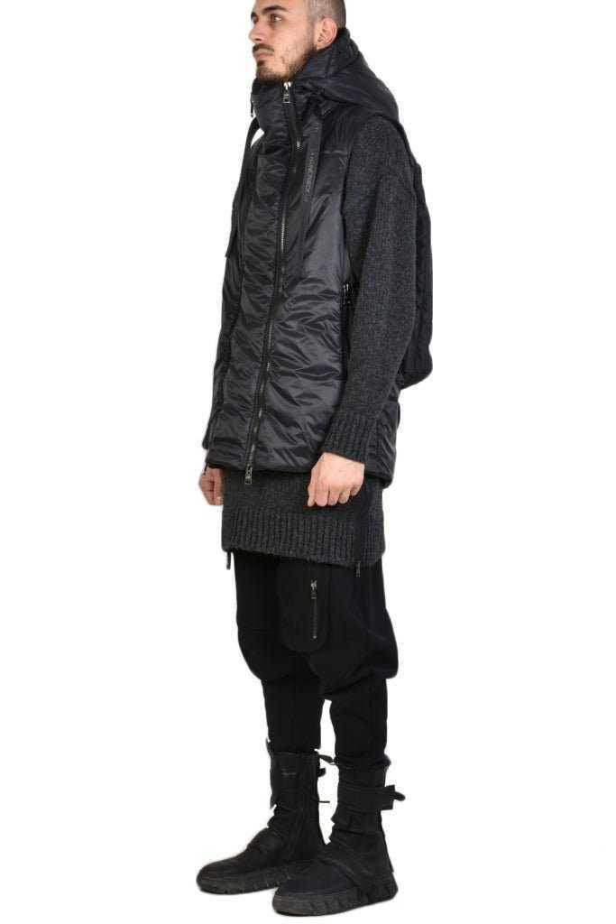 TR3P TODIE2325 BLACK Regular Sleeveless Down Jacket