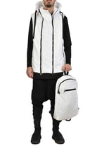 TR3P TODIE2325 WHITE sleeveless down jacket