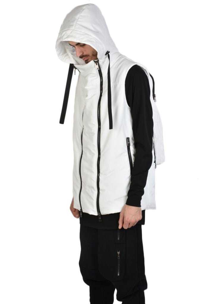 TR3P TODIE2325 WHITE sleeveless down jacket 416 Vests Jackets LA HAINE INSIDE US TEPHRA