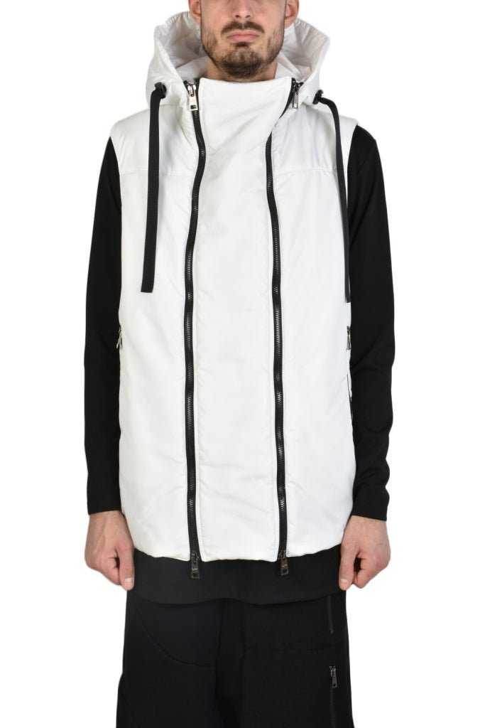 TR3P TODIE2325 WHITE sleeveless down jacket