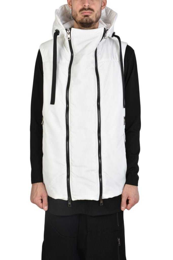 TR3P TODIE2325 WHITE sleeveless down jacket 416 Vests Jackets LA HAINE INSIDE US TEPHRA