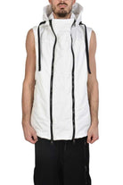 TR3P TODIE2325 WHITE sleeveless down jacket