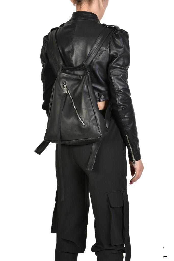 TR4B INBOSKY23 BLACK Nappa Leather Bag