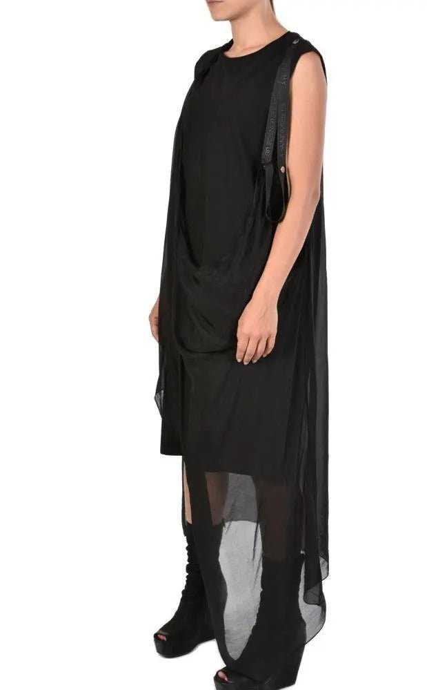 TR4B INNUGA23 BLACK jersey dress 221 Dresses LA HAINE INSIDE US TEPHRA