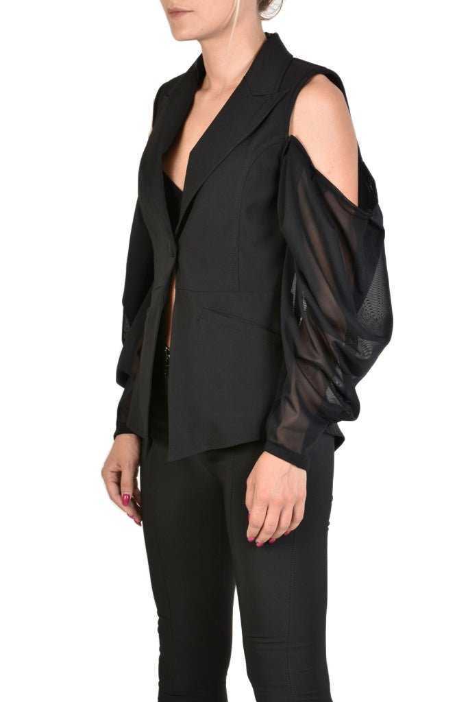 TR4B SKEMA23 BLACK Technical Stretch Jacket 224 woman Jackets Woman LA HAINE INSIDE US TEPHRA