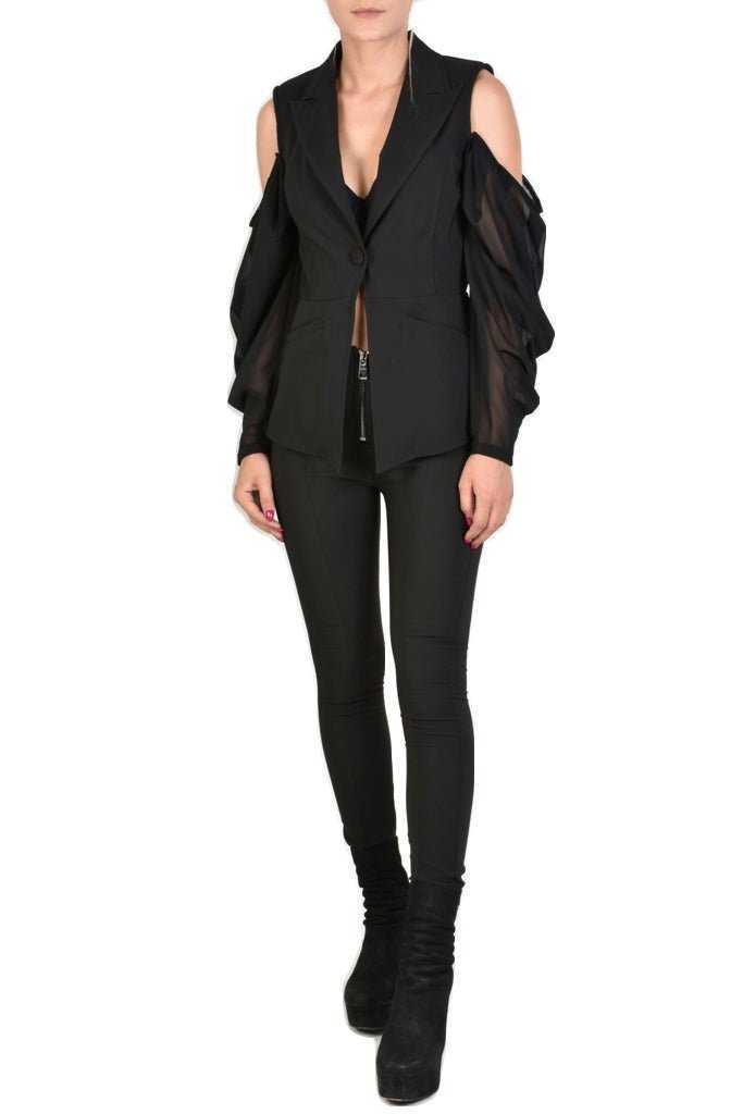 TR4B SKEMA23 BLACK Technical Stretch Jacket 224 woman Jackets Woman LA HAINE INSIDE US TEPHRA