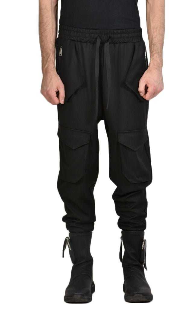 TR4B TAPACHULA23 BLACK regular trouser 229 PANT trousers men LA HAINE INSIDE US TEPHRA