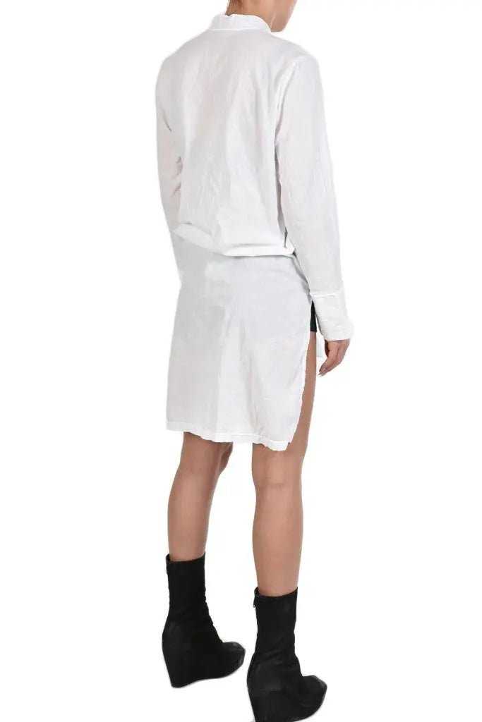 TR4J ALVAR23 WHITE Shirt Dress 152 woman Shirt Women LA HAINE INSIDE US TEPHRA