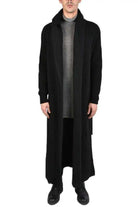 TR4J HOXLA2325 BLACK knit long cardigan