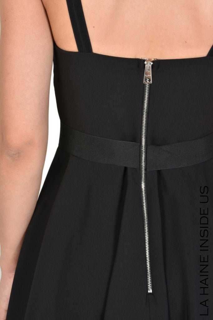 TR4O GIOVE23 BLACK Technical Stretch Dress