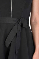 TR4O GIOVE23 BLACK Technical Stretch Dress