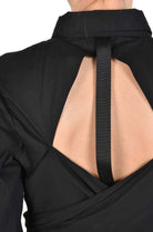 TR4O PARILLA23 BLACK Popeline Stretch Shirt