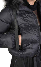 TR4P SKIPPER2325 Jacket - Black Nylon Bomber Zip Closure Contemporary Italian Men's