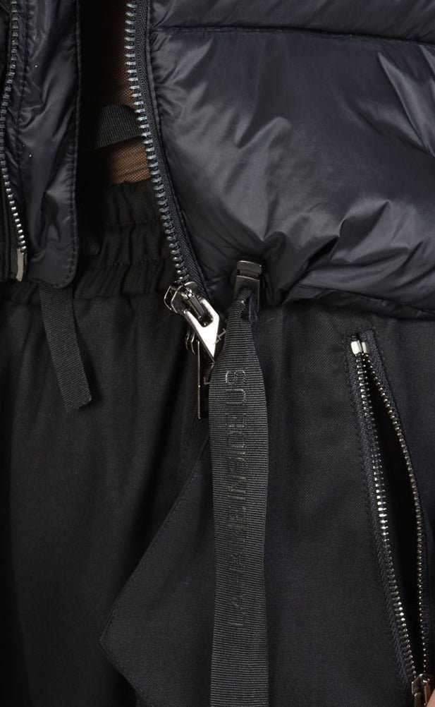 TR4P SKIPPER2325 BLACK nylon bomber