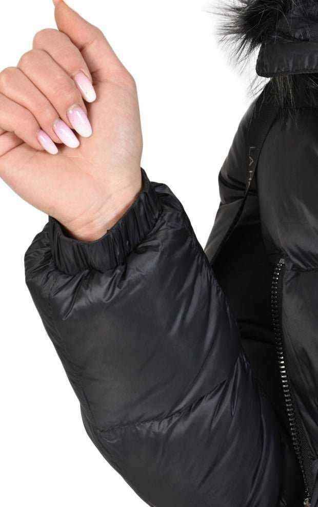 TR4P SKIPPER2325 Jacket - Black Nylon Bomber Zip Closure Contemporary Italian Men's