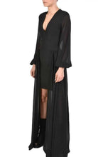 TR4R SHUNI23 BLACK Tecno stretch dress