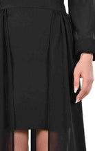 TR4R SHUNI23 Black Tecno Stretch Dress – Italian Women's