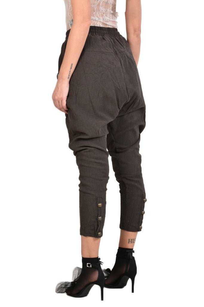 TR9B SM21TEPHRA1 low crotch trousers 284 Pants Bottoms Woman SANTAMUERTE TEPHRA