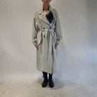 A39B SM5825 Wool Cotton Asymmetric Jacket