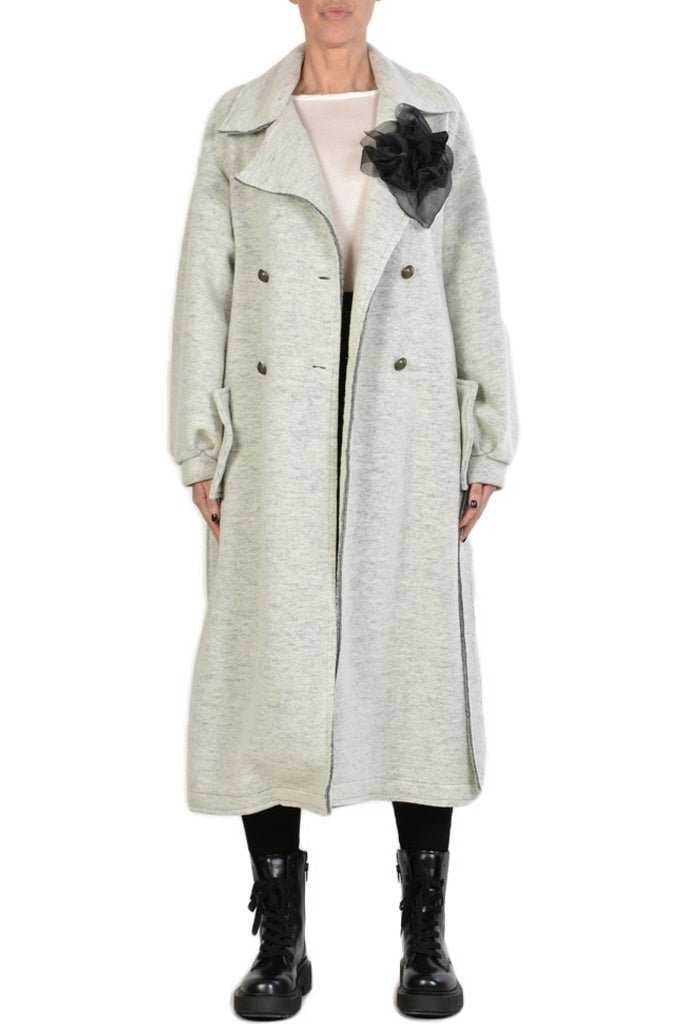 A39B SM5825 Wool Cotton Asymmetric Jacket