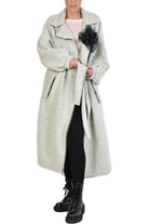 A39B SM5825 Wool Cotton Asymmetric Jacket