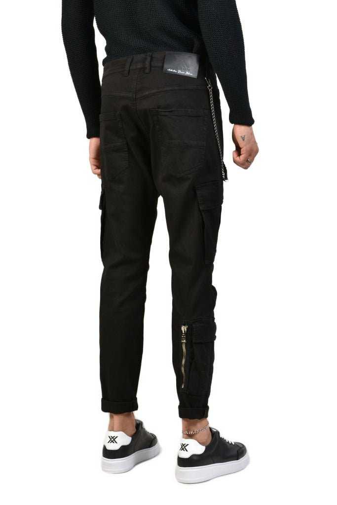 TRCR602023 BLACK comfortable trousers 143 Pants trousers men XAGON MAN TEPHRA