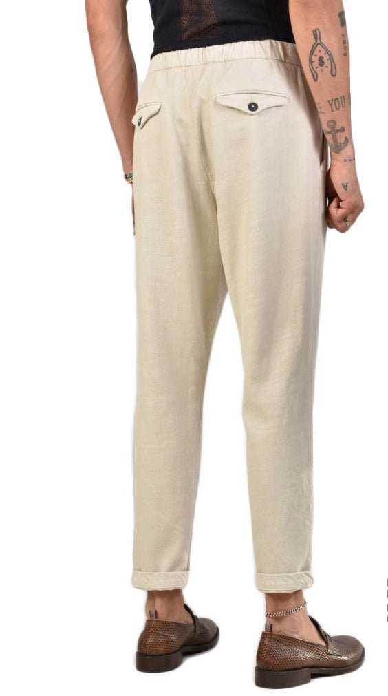 TRFXAG4523 ECRU regular fit trouser 139 Pants trousers men XAGON MAN TEPHRA