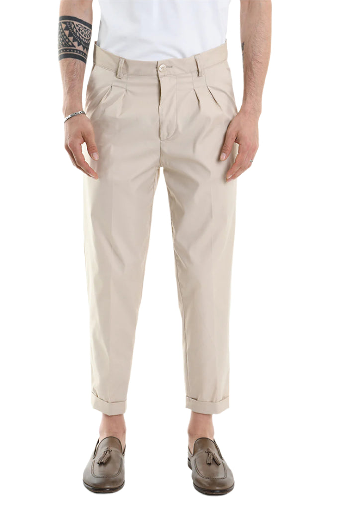 TROUSER A3251ZXAG77 Comfort Fit Ecru.