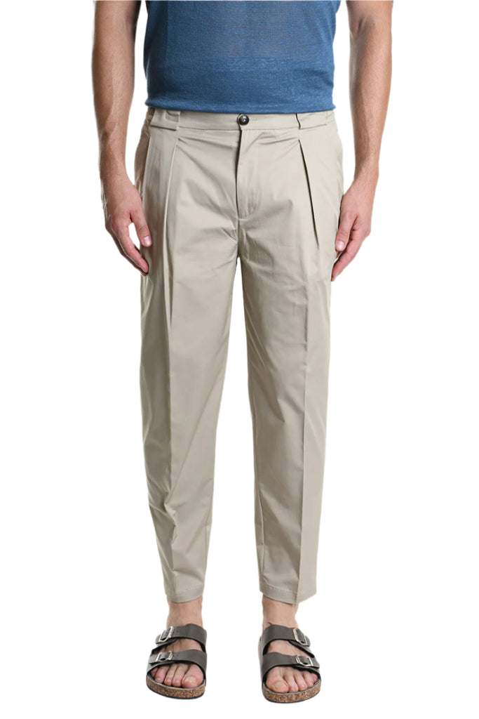 TROUSER A3252FZALCO Comfort Fit Sand.