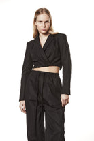 W B 326 WOMAN JACKET BLACK THOM KROM