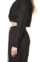 W B 326 WOMAN JACKET BLACK THOM KROM