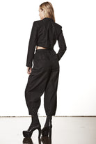 W B 326 WOMAN JACKET BLACK THOM KROM