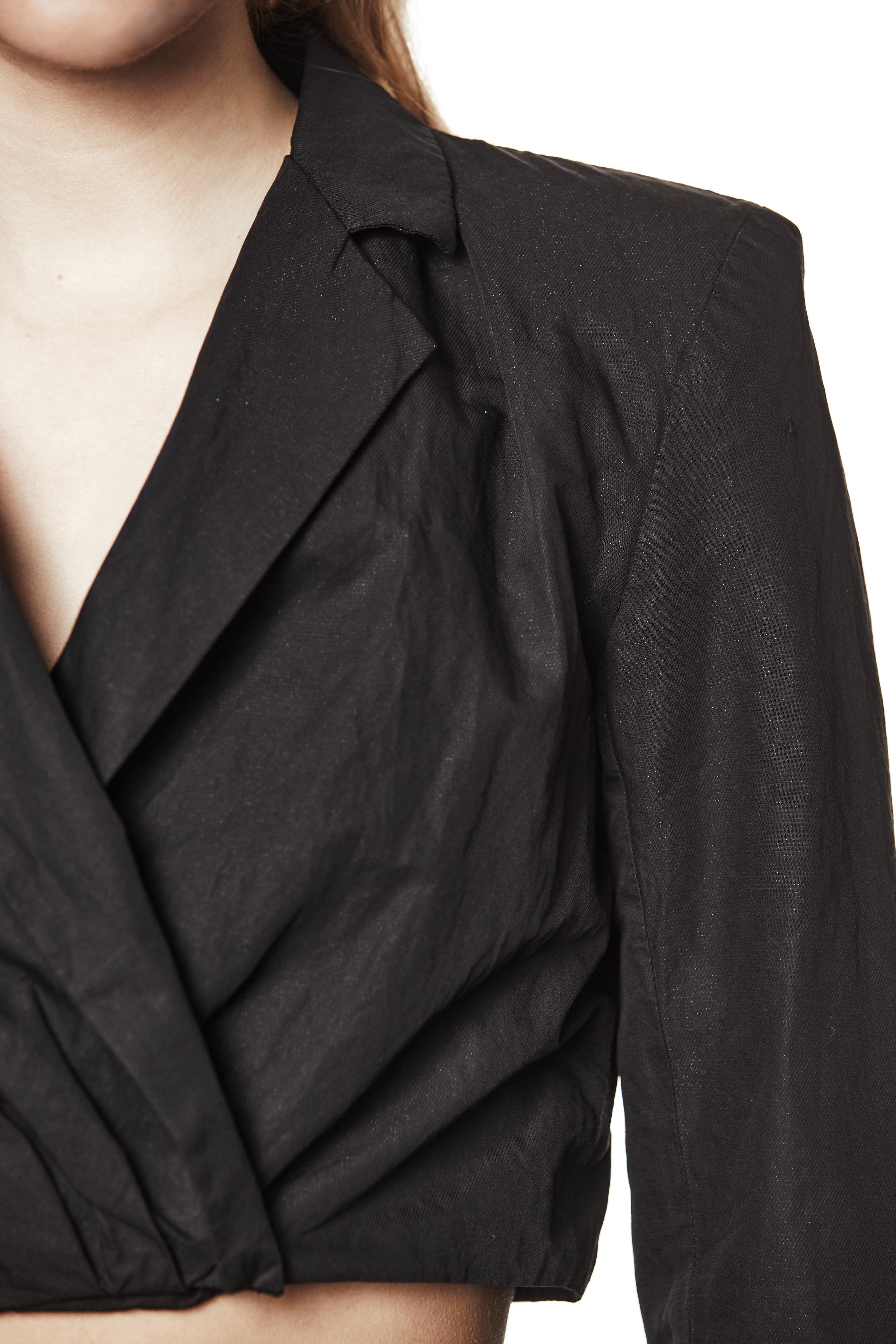 W B 326 WOMAN JACKET BLACK THOM KROM