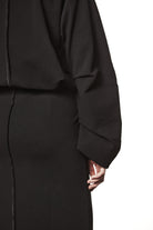 W SJ 49426 WOMAN BLACK JACKET THOM KROM