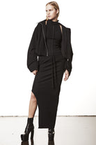 W SK 9526 WOMAN SKIRT BLACK THOM KROM