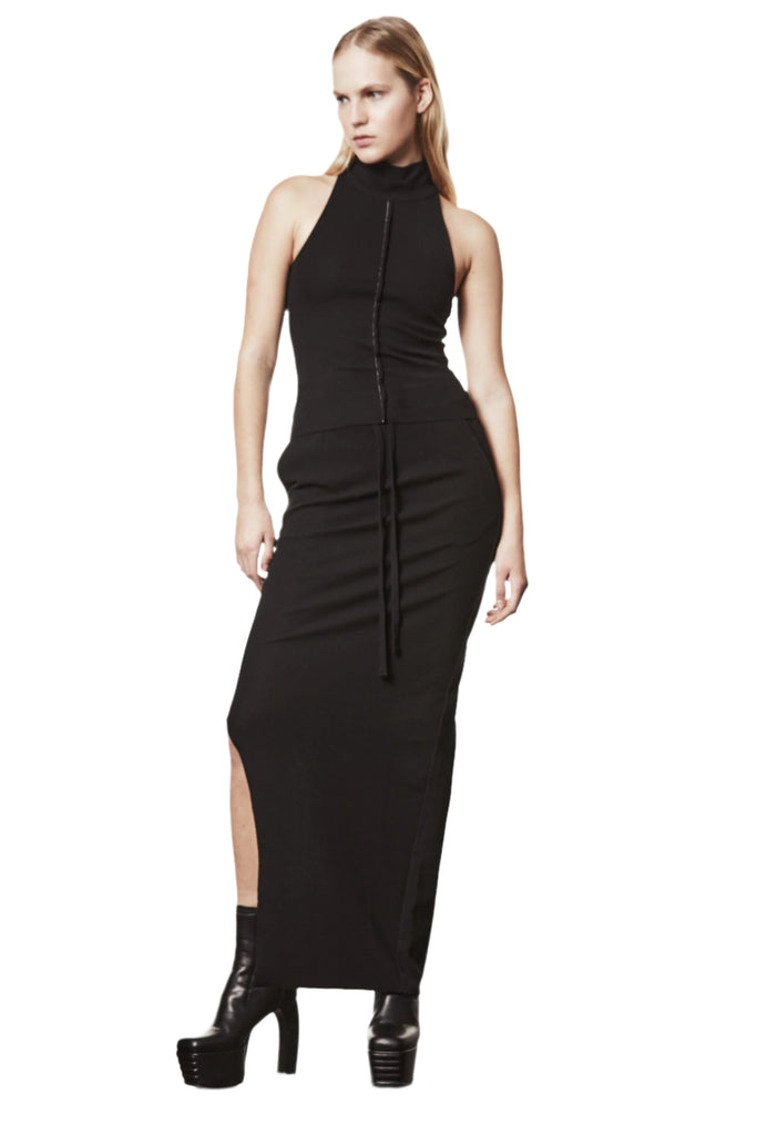 W TS 57326 WOMAN TOP BLACK THOM KROM