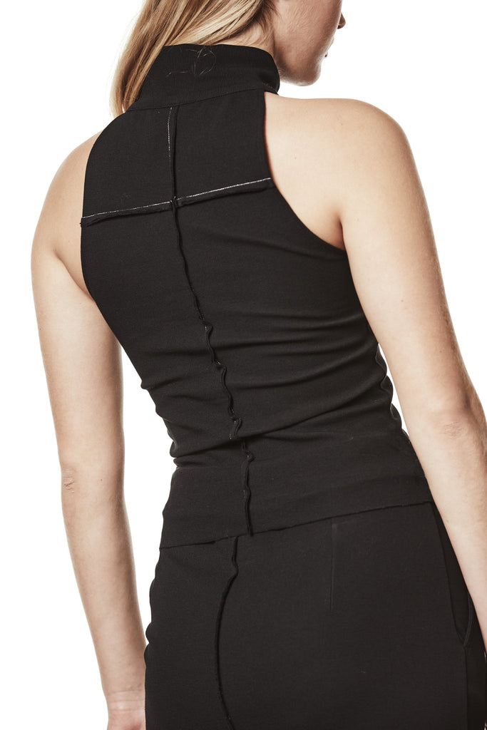 W TS 57326 WOMAN TOP BLACK THOM KROM