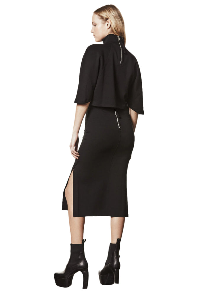 W TS 57526 WOMAN SKIRT BLACK THOM KROM