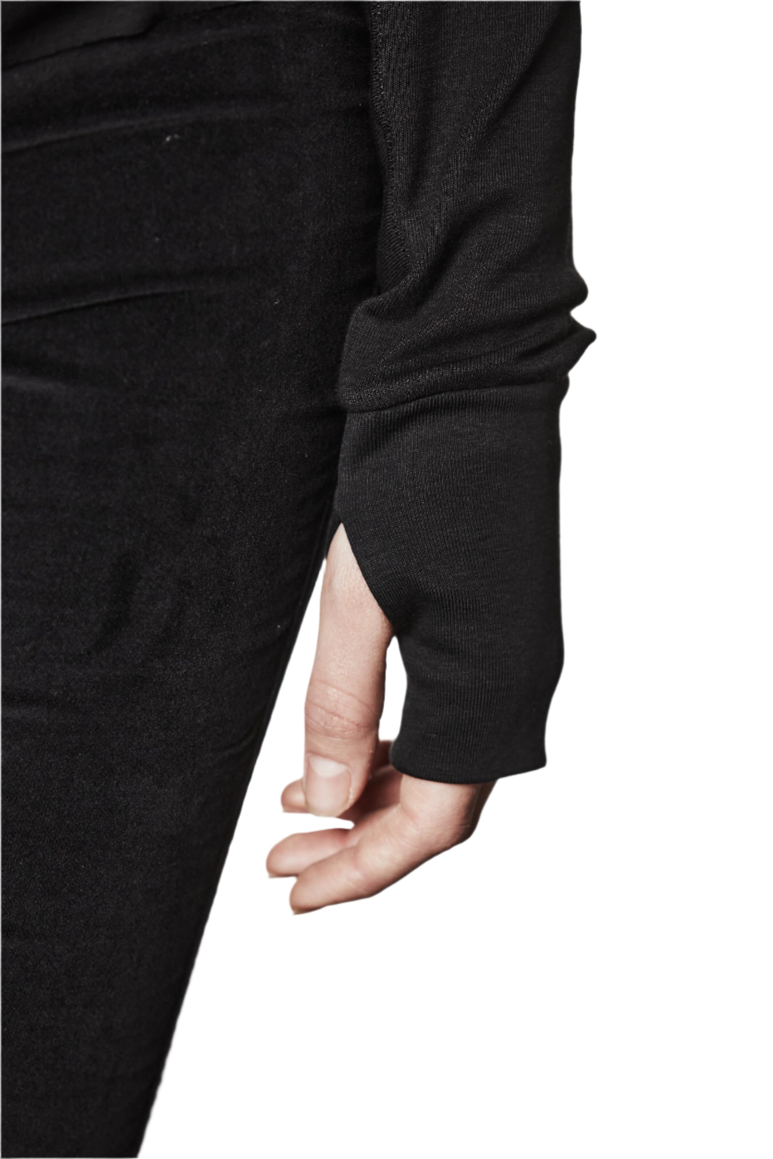 W TS 60226 TOP WOMEN BLACK THOM KROM