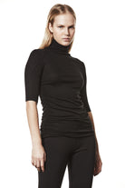 W TS 60326 TOP WOMEN BLACK THOM KROM