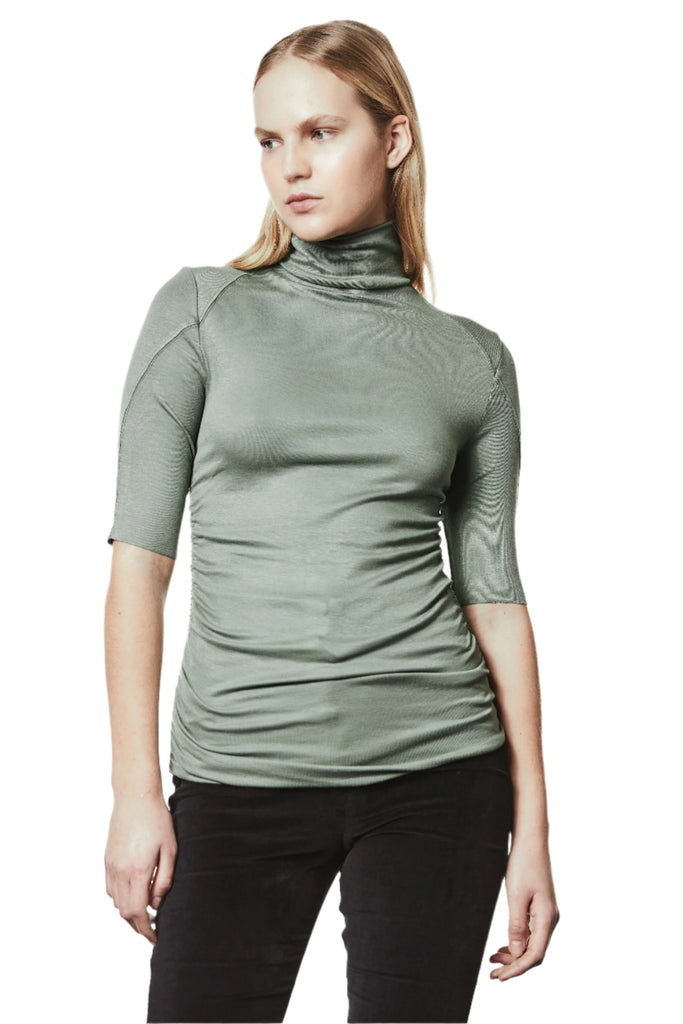 W TS 60326 TOP WOMEN DAY GREEN TEPHRA