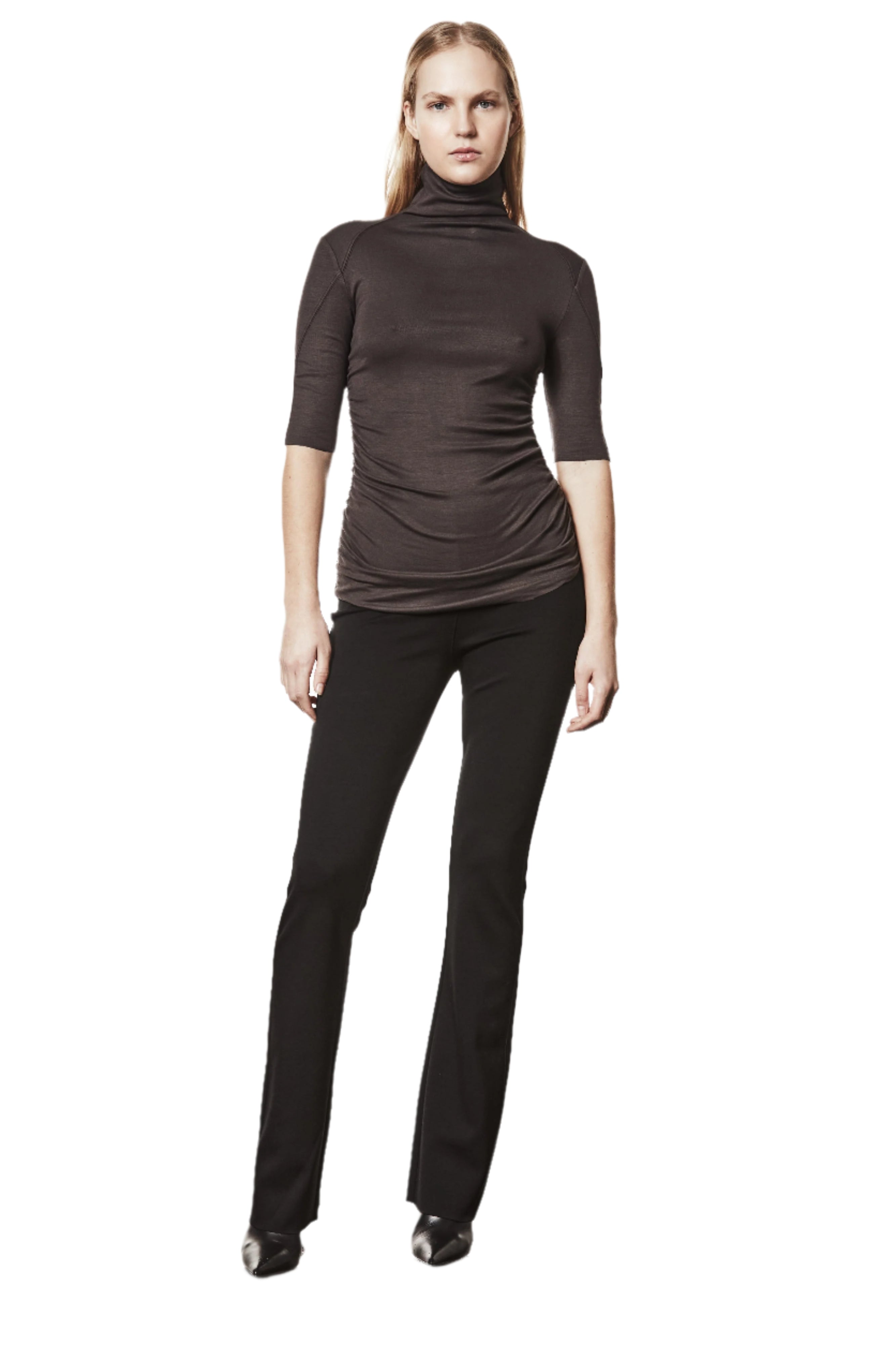 W TS 60326 TOP WOMEN NIGHT BROWN THOM KROM