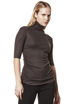 W TS 60326 TOP WOMEN NIGHT BROWN THOM KROM