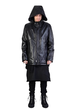 3B LM005 Leather sport jacket for men LA HAINE INSIDE US